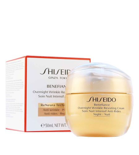 Shiseido Benefiance nočna krema proti gubam 50 ml