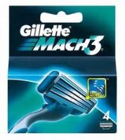 Gillette Mach3 náhradní břity 4 ks Pro muže