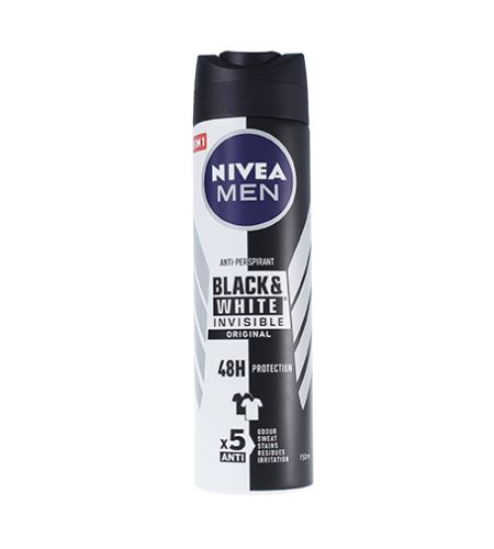 Nivea Men Invisible Black & White antiperspirant za moške 150 ml