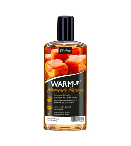 JoyDivision Warmup Caramel Segrevalni masažni gel 150 ml
