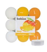 Bolsius Scented Tealights Mango 4h čajna sveča 18 kos