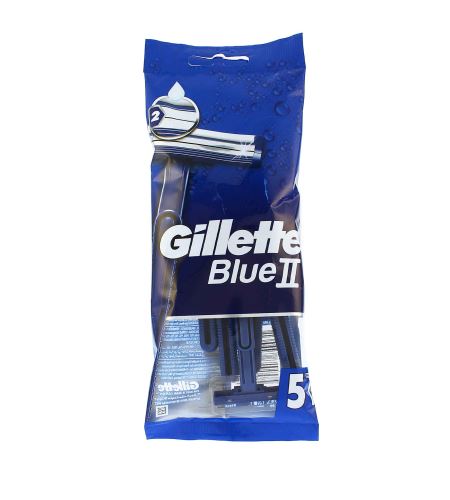 Gillette Blue II Briljanta za enkratno uporabo za moške 5 kos