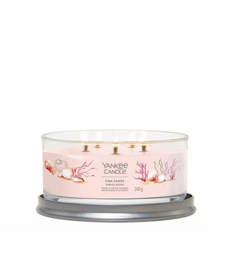 Yankee Candle Pink Sands Aromatična sveča signature tumbler 5 stenjev 340 g