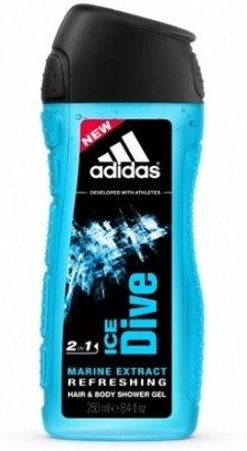 Adidas Ice Dive gel za tuširanje 3v1 M
