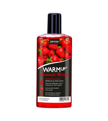 JoyDivision Warmup Strawberries Segrevalni masažni gel 150 ml