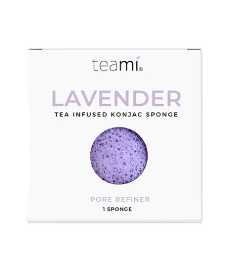 Teami Lavender Tea Infused Konjac Sponge gobica za umivanje obraza