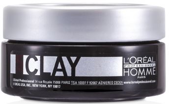 L'Oréal Professionnel Homme Clay modelirna glina močna ojačitev 50 ml