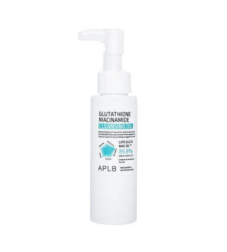 APLB Glutathione Niacinamide Cleansing Oil vlažilno-osvetljujoče olje za odstranjevanje ličil 105 ml