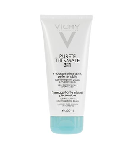 Vichy Purete Thermale odstranjevalec ličil 3v1 za občutljivo kožo 200 ml
