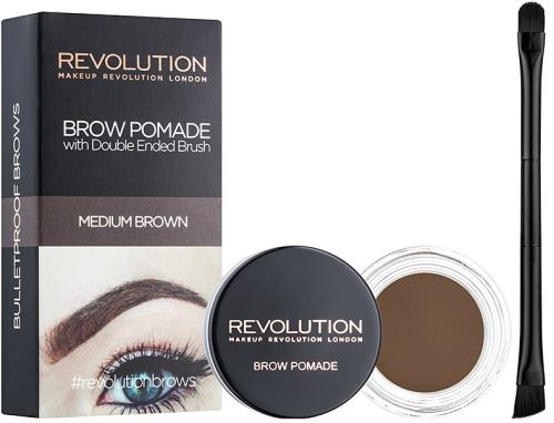 Makeup Revolution Brow Pomade With Double Ended Brush pomada za obrvi 2,5 g