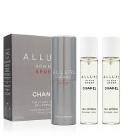 Chanel Allure Homme Sport Eau Extreme toaletna voda za moške 3x20 ml polnilna