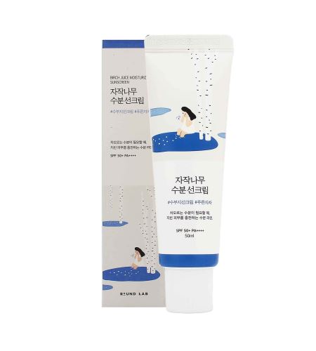 Round Lab Birch Juice Moisturizing Sun Cream Vlažilna sončna krema SPF 50 50 ml