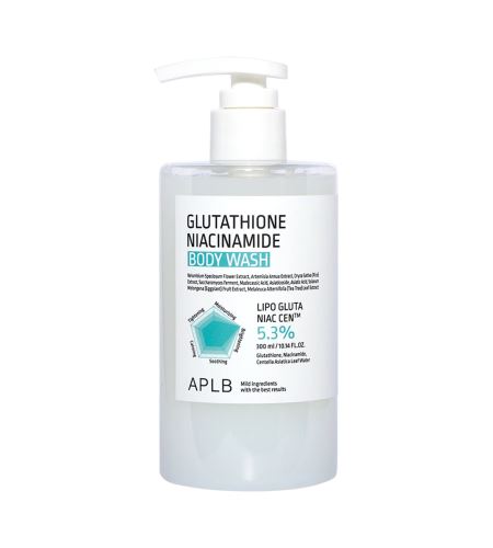 APLB Glutathione Niacinamide Body Wash vlažilno-osvetljevalni gel za tuširanje 300 ml