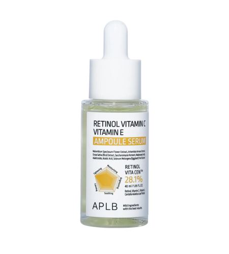 APLB Retinol Vitamin C Vitamin E Ampoule Serum anti-age serum v ampulah 40 ml