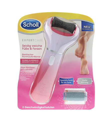 Scholl Expert Care električna pilica za stopala z morskimi minerali + rezervne glave