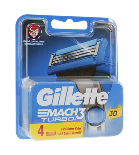 Gillette Mach3 Turbo nadomestna rezila M