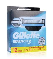 Gillette Mach3 nadomestna rezila za moške 12 ks