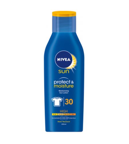 Nivea Sun Protect & Moisture losjon za zaščito pred soncem SPF 30 200 ml