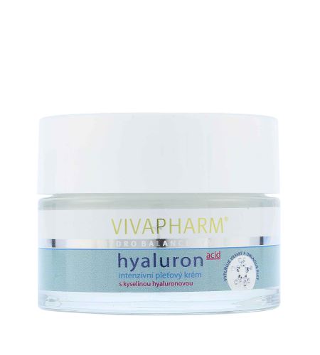 VivaPharm Hyaluron Intenzivna krema za kožo s hialuronsko kislino 50 ml