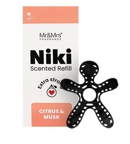 Mr&Mrs Fragrance Niki Citrus & Musk polnjenje dišava za avto