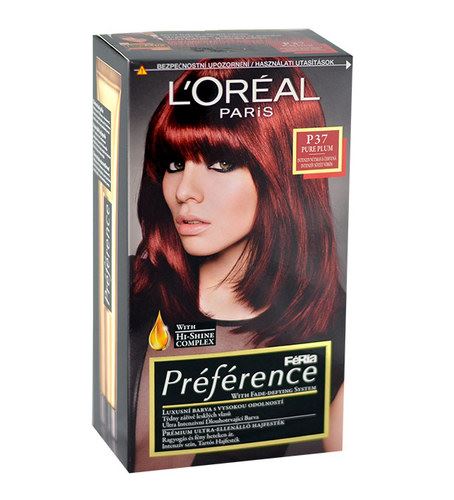 L'Oréal Paris Préférence Féria Hair Colour barva las 1 kos P37 Pure Plum