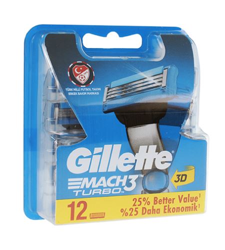 Gillette Mach3 Turbo nadomestna rezila za moške