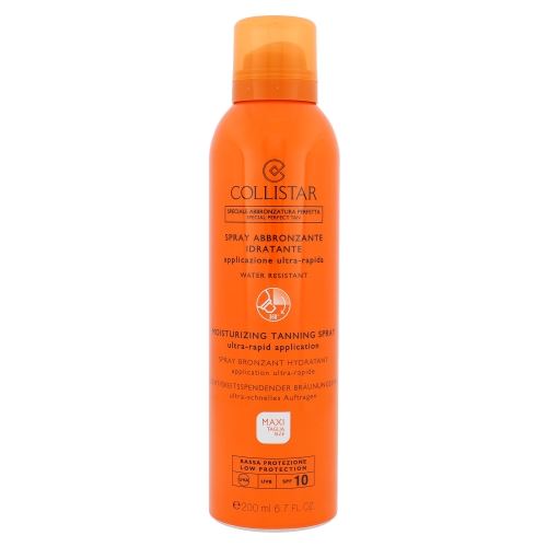 Collistar Moisturizing Tanning Spray sončni sprej SPF 10 200 ml
