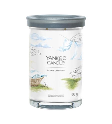 Yankee Candle Clean Cotton Aromatična velika sveča signature tumbler 567 g