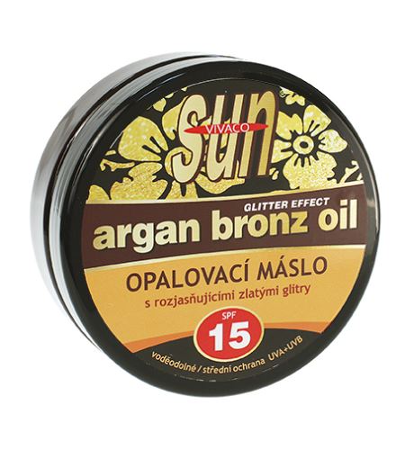 Vivaco SUN Argan Bronz Oil maslo za sončenje z organskim arganovim oljem SPF 15 200 ml
