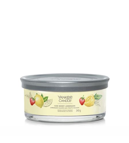 Yankee Candle Iced Berry Lemonade Aromatična sveča signature tumbler 5 stenjev 340 g