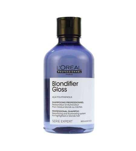 L'Oréal Professionnel Serie Expert Blondifier Gloss posvetlitveni šampon za blond lase 300 ml