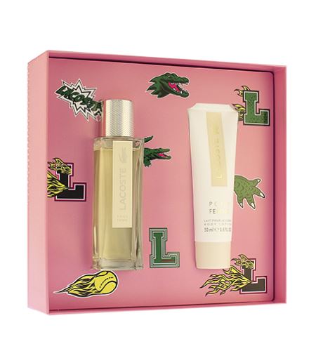 Lacoste Pour Femme darilni komplet za ženske parfumska voda 50 ml + losjon za telo 50 ml