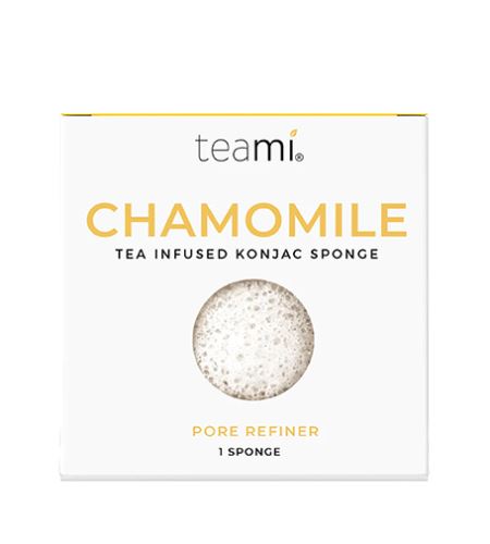 Teami Chamomile Tea Infused Konjac Sponge gobica za umivanje obraza