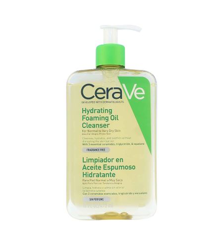 CeraVe Hydrating Foaming Oil Cleanser čistící pěnící olej 473 ml
