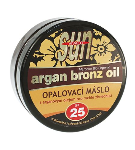 Vivaco SUN Argan Bronz Oil maslo za sončenje z organskim arganovim oljem SPF 25 200 ml