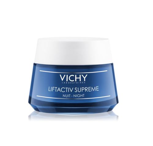 Vichy Liftactiv Supreme nočna krema za utrjevanje in proti gubam z lifting učinkom 50 ml