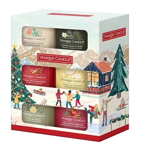 Yankee Candle Christmas Collection votivna sveča v steklu 6x37 g