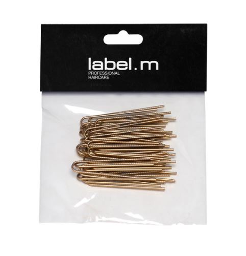 label.m zlata U-oblika sponka za lase (40 kosov) za ženske 50 mm