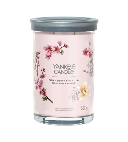 Yankee Candle Pink Cherry & Vanilla Aromatična velika sveča signature tumbler 567 g