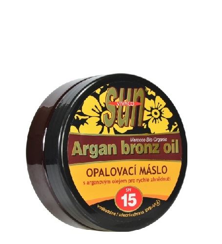 Vivaco SUN Argan Bronz Oil maslo za sončenje z organskim arganovim oljem SPF 15 200 ml