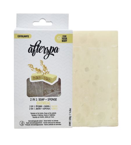 AfterSpa Oatmeal Soap Sponge Večnamenska goba 120 g