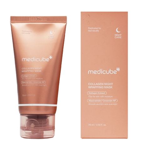 Medicube Collagen Night Wrapping Mask nočna maska za utrjevanje s kolagenom 75 ml