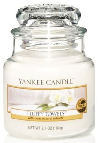 Yankee Candle Fluffy Towels dišeča sveča 104 g
