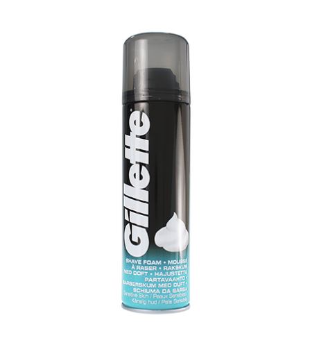 Gillette Sensitive pena za britje za občutljivo kožo za moške 200 ml