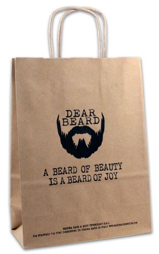 Dear Beard papirnata vrečka za moške 18x8x24