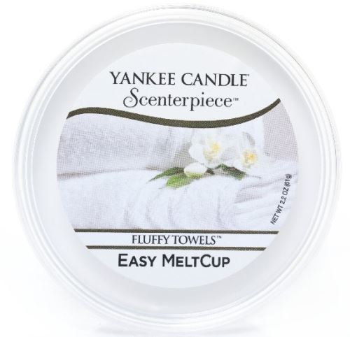 Yankee Candle Scenterpiece wax Fluffy Towels dišeči vosek 61 g