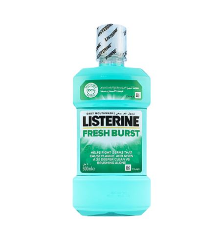 Listerine Fresh Burst ustna voda 500 ml