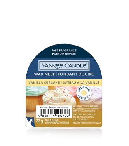 Yankee Candle Vanilla Cupcake dišeči vosek 22 g