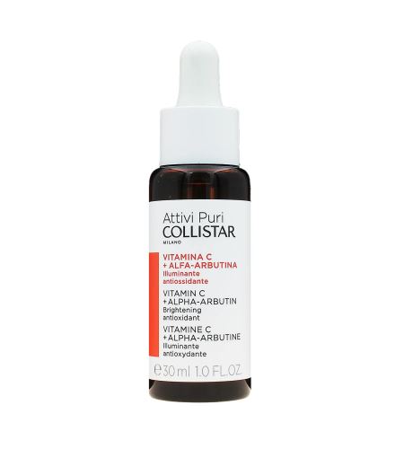 Collistar Attivi Puri Vitamin C + Alpha-Arbutin posvetlitveni serum za kožo 30 ml