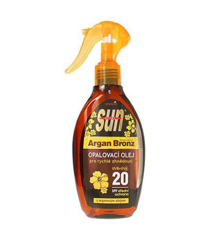 Vivaco SUN Argan Oil sončno olje z arganovim oljem SPF 20 200 ml